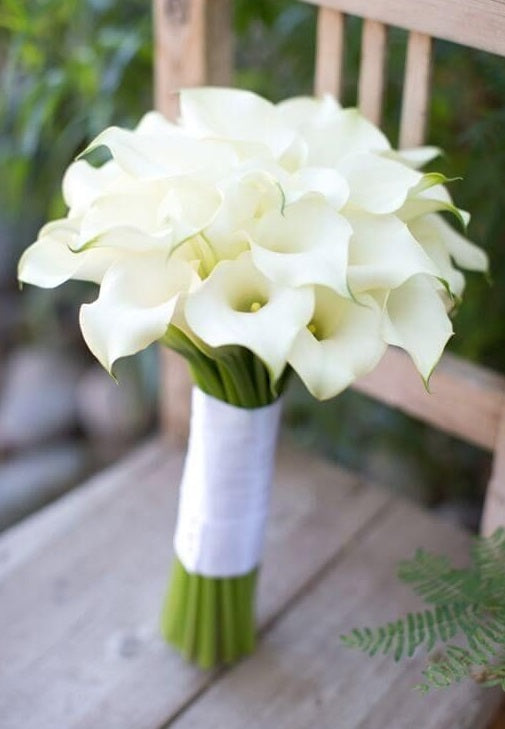 Bridal Bouquet - Pure Elegance Calla Lily