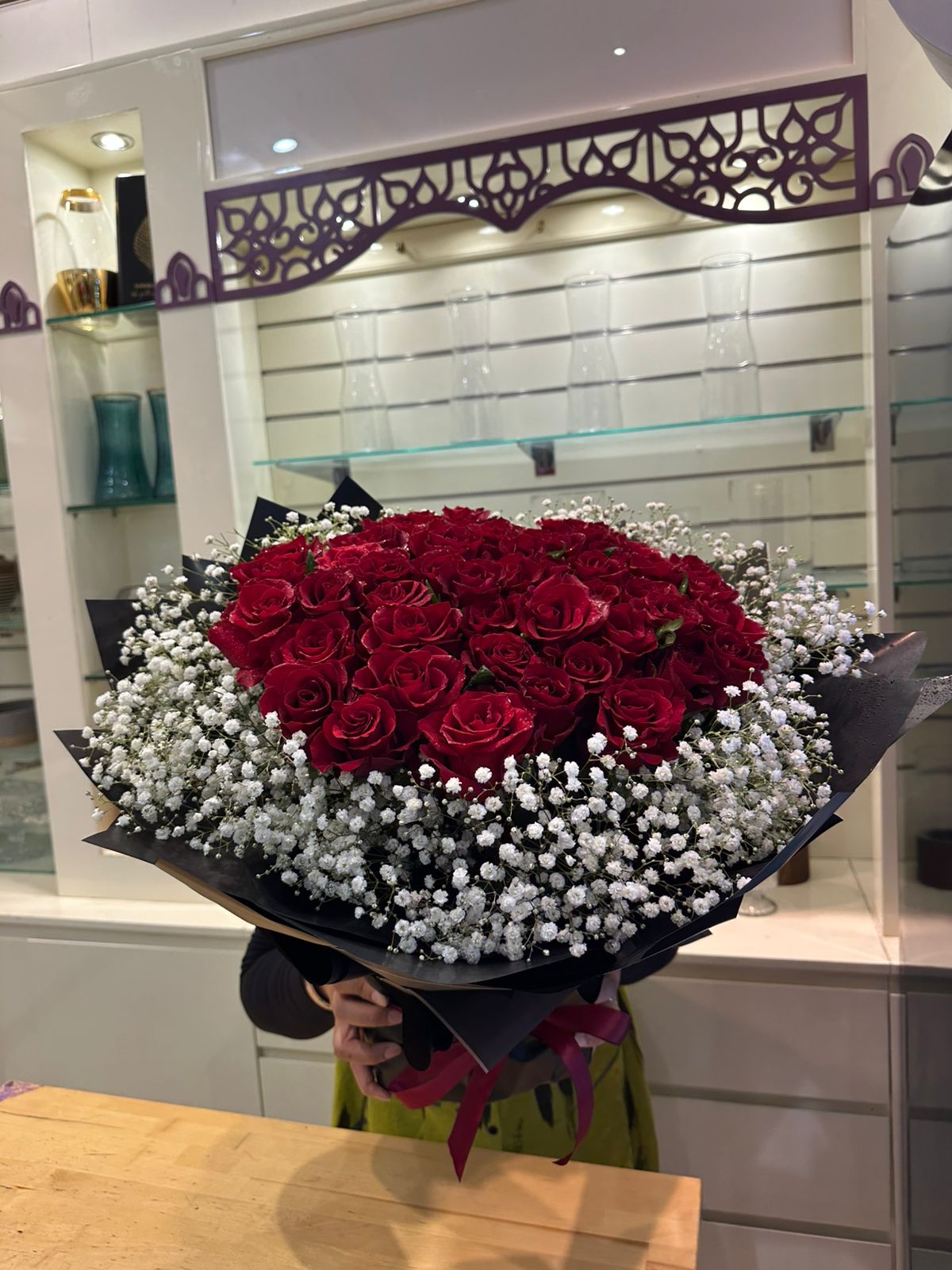 Crimson Rose Grande Bouquet