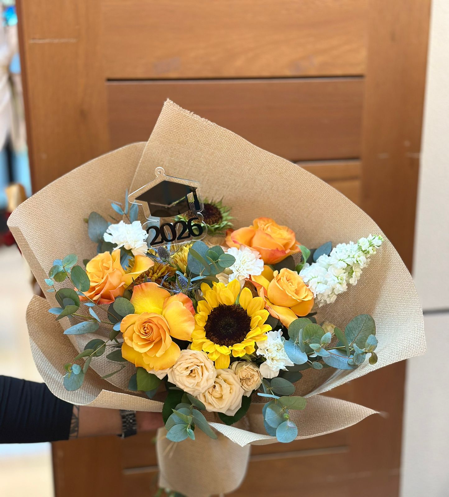 Golden Graduation Celebration Bouquet